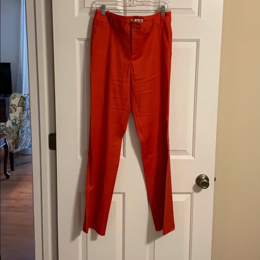 •Elevenses• Linen Bootcut Pants from Anthro